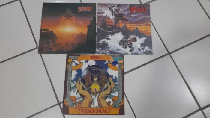 Lp DIO (Heavy Metal) - combo com 03 álbuns