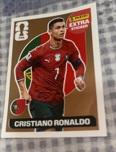 VENDO FIGURINHA EXTRA STICKER LEGEND BRONZE - CRISTIANO RONALDO