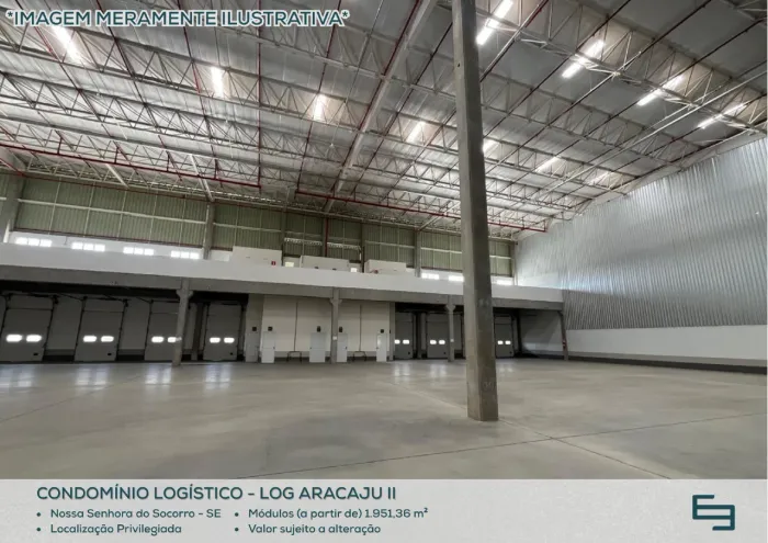 Galpão para alugar em Nossa Senhora do Socorro/SE com 2.135,06 m² e 4 docas