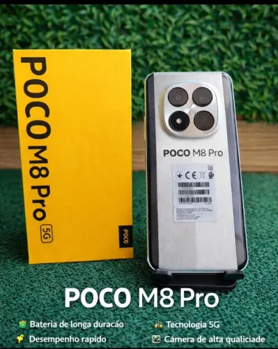 Xiaomi POCO M8 Pro 5G 256GB 8GB RAM Desempenho avançado para multitarefas 