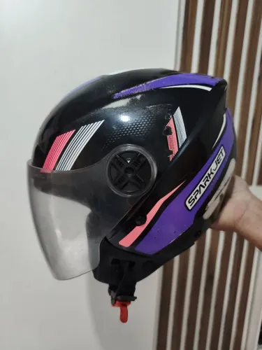 Capacete aberto estilo italiano
