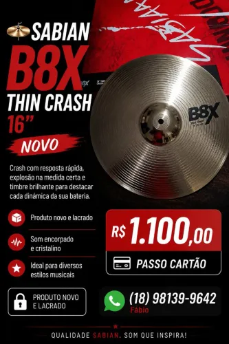Prato Sabian b8x