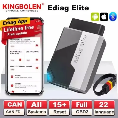 Achado Imperdível! Scanner Automotivo EDIAG Elite OBD2 BT - Diagnóstico Profissional