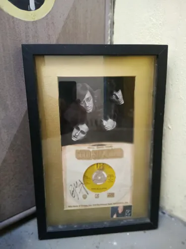 Quadro com autografo