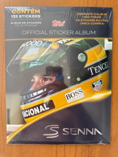 Álbum Completo TOPPS - Senna (132 Adesivos)