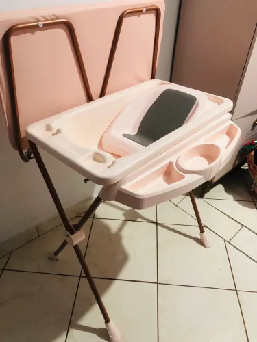 Banheira com trocador Galzerano Rose