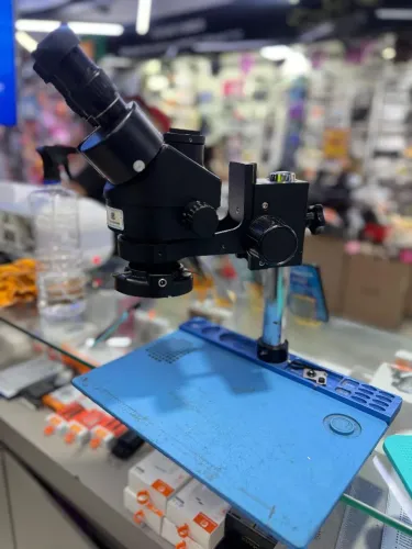 Microscópio trinocular Profissional Assistência