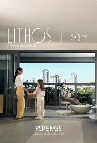 Breve Lançamento PLAENGE - LITHOS - 3 SUITES - ZONA 03
