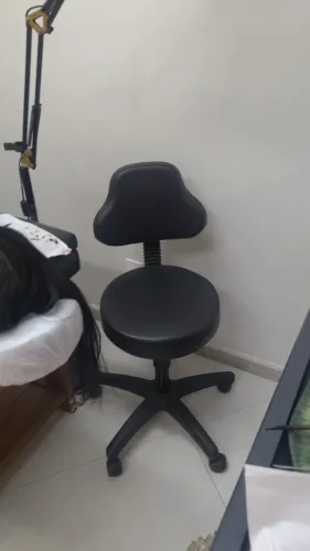Mocho cadeira para estética, massagem, salão, SPA, sobrancelhas, cílios 