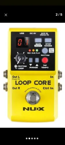 Pedal de loop nux core novo