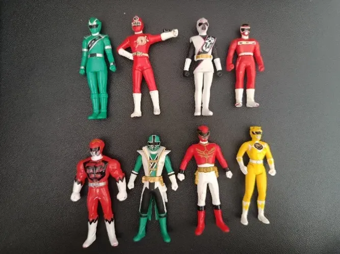 Lote de Bonecos Power Rangers / Super Sentai