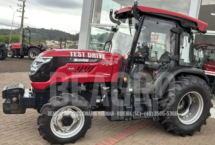 Trator Yanmar Solis 75 Narrow Cabinado