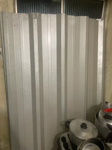   DUAS telhas 2m por 1,10 de aço 130 cada uma