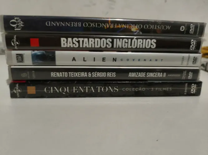 Dvds original em ótimo estado nunca foram abertos