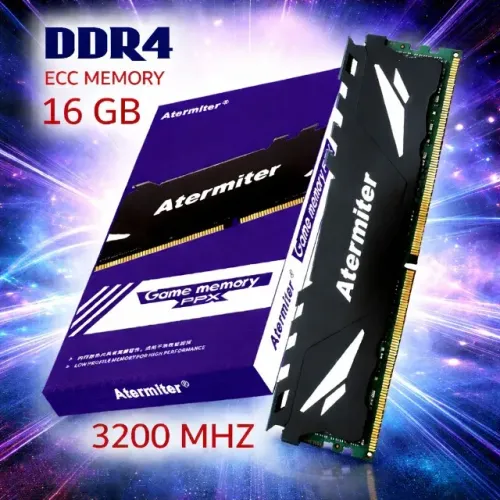 Memória Ram Servidor Atermiter 16gb 3200mhz Ddr4, Game Memory Ppx, Ecc Registrada 