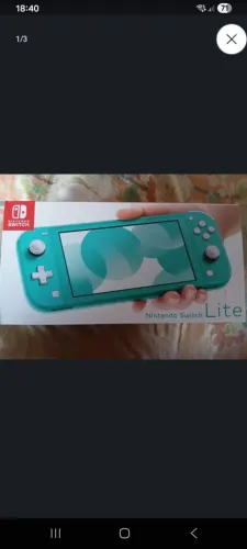 Nintendo Switch Lite semi-novo.
