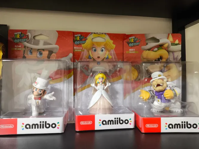 Amiibo Mario odyssey Kit com 3 original ,lacrados 