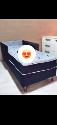Cama box solteiro infantil proteção