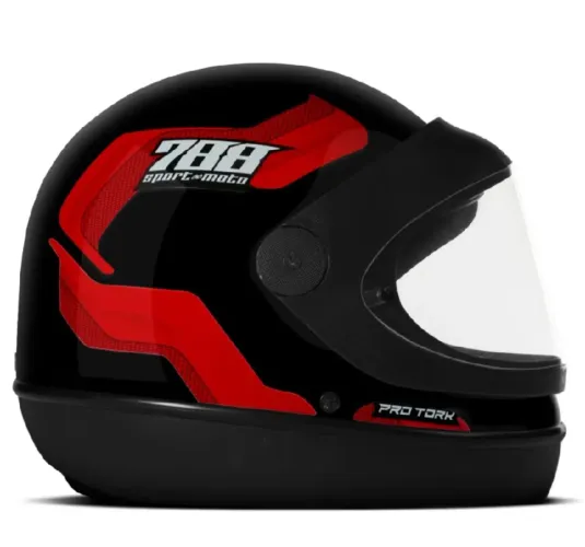 Capacete 58 e 60 Pro Tork Estilo San Marino Fechado Novo e Lacrado em Promoção