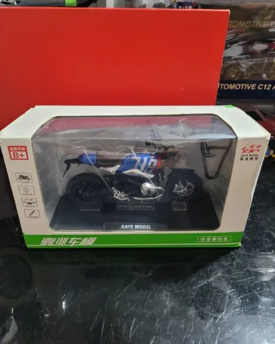 Miniatura 1:12 moto BMW 1000rr tri color