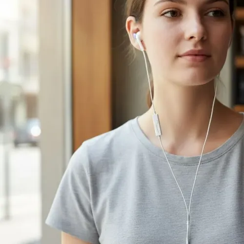 Fone de Ouvido Intra-Auricular C550 - Som Limpo e Confortável