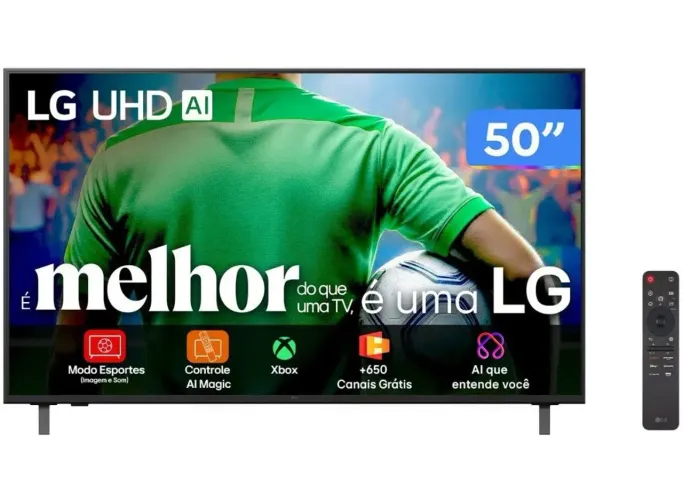 Smart TV 4K 50" LG Ultra HD #SUATV PRO HEXA!!!