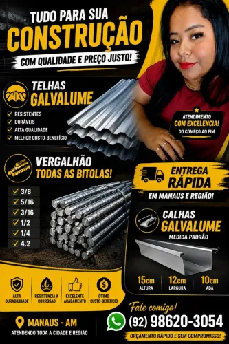 TELHAS, VERGALHÃO ETC