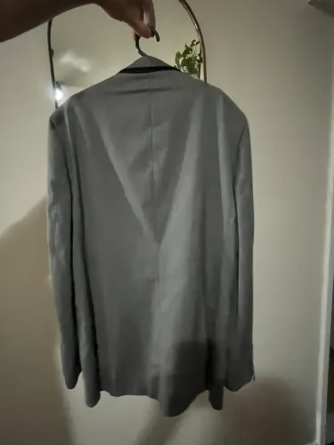 Blazer zara novo tam p cinza lindo