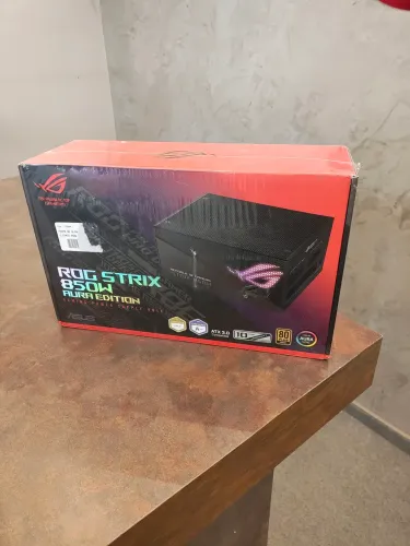 Fonte Gamer Rog Strix 850W Aura Edition (Loja Física)
