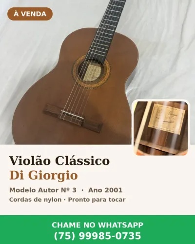Violão di giorgio autor n3 ano 2001 (detalhe no headstock)
