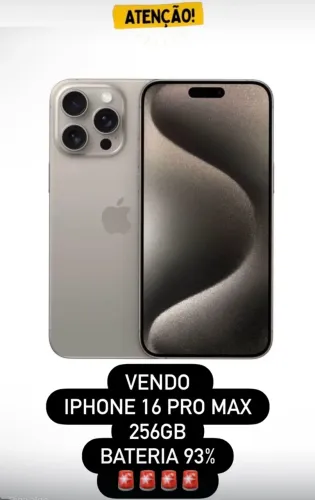 Vendo IPhone 16 Pro Max 256gb