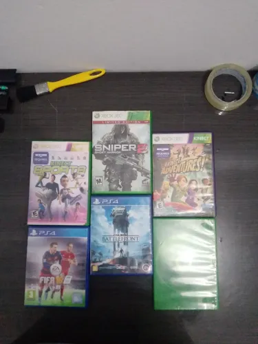 Lote 6 jogos ps4 e xbox 360 todos mídia funcionando