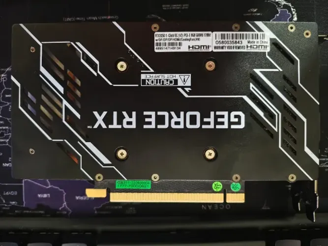 Placa de vídeo GALAX RTX 3050 8Gb (1-Click OC)