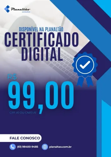 CERTIFICADO DIGITAL A1 - EMISSÃO POR VIDEO CHAMADA (CPF OU CNPJ)