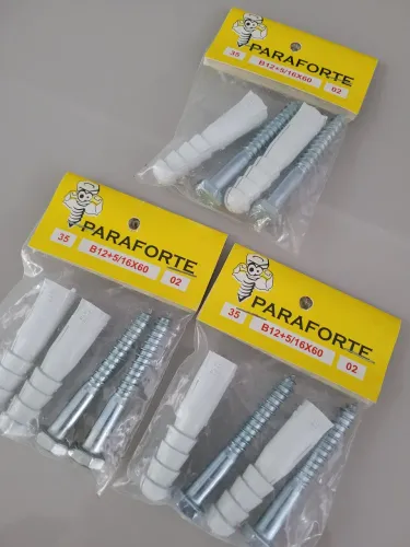 Kit Parafusos Buchas Número 12 Super Forte