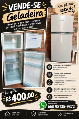 Vendo geladeira funcionando perfeitamente 