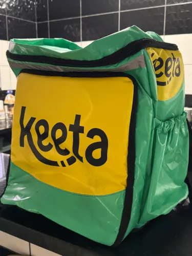 Bag - Entregador - Keeta - Nova, - Nunca usada!