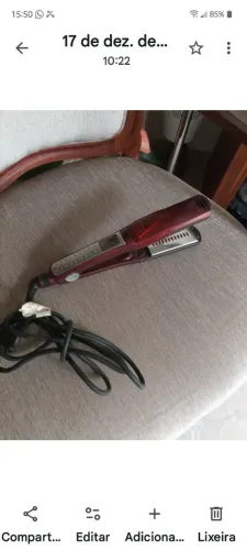 Chapinha Conair Polishop com vapor bivolt  prancha