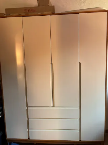 Berço e Guarda-Roupa Infantil - Conjunto para Quarto