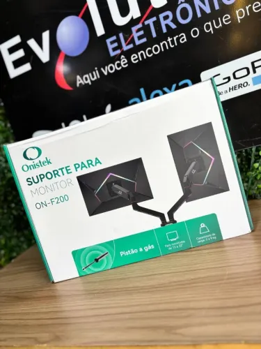 Suporte para Monitor Duplo - ONISTEK - ON-F200