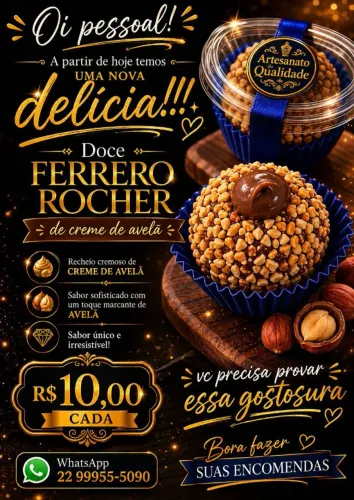 Vendo deliciosos doces gourmet artesanais