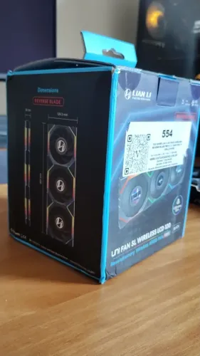 Kit 3 Fans Lian Li Uni Fan LCD 120mm ARGB
