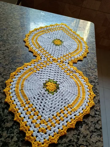 Tapete de crochê 