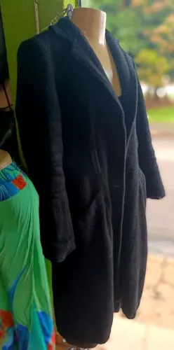Sobretudo forrado lãzinha (unissex)