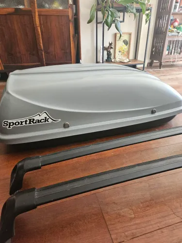 Bagageiro de Teto para carro SportRack 370 Litros + Travessas - Excelente Estado
