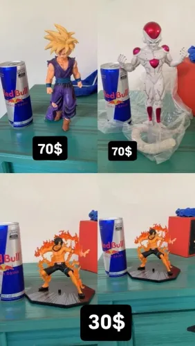 Action figure DBZ, NARUTO E ONE PIECE