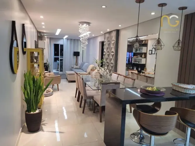 Apartamento à venda, 130 m² por R$ 1.300.000,00 - Canto do Forte - Praia Grande/SP