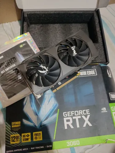 Placa de vídeo RTX 3060 12 gigas , divido no cartão juros por conta do comprador 
