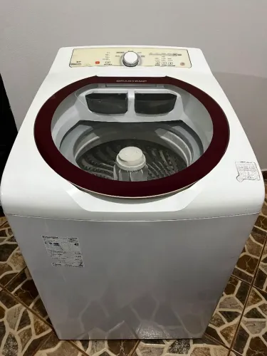 Máquina de lavar roupa Brastemp 220v cesto inox