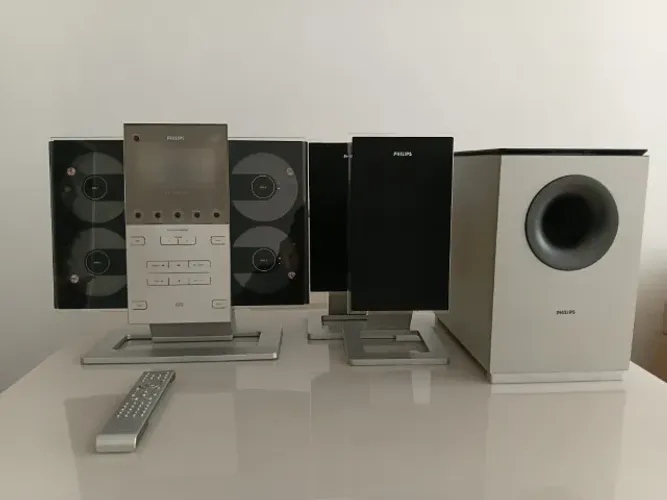 Som Philips Mcm299 Com Subwoofer - No Estado (Com Defeito)